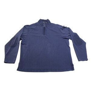 Cremieux Classics 1/4 Zip Pullover Sweatshirt Men’s Size XL Blue Preppy Casual